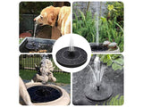 Solar Powered Water Pump Fountain