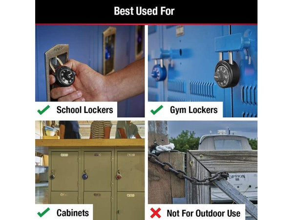 Combination Lock Security Safety Padlock