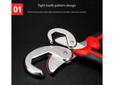 2pc Multi Function Adjustable Spanner Wrench Set Carbon Steel