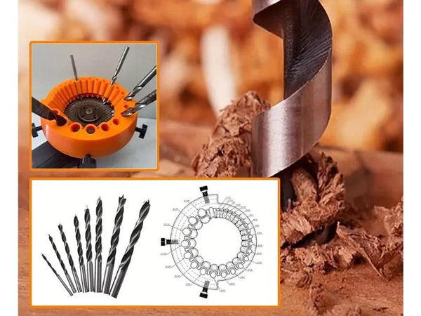 Handheld Drill Bit Sharpener: Fits 0.1-12.5mm Bits
