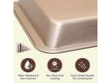 Non-Stick 18-Cavity Brownie Pan with Removable Divider
