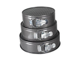 3 Piece Set Springform Round Baking Cake Pan Set