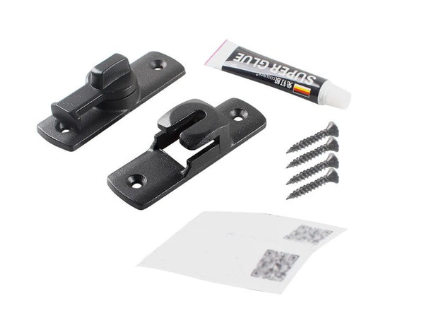 90/180 Degree Barn Door Lock - Zinc Alloy Sliding Gate Latch