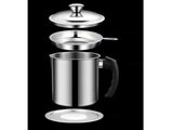 Stainless Steel Oil Filter Pot 1.8L Storage Can with Mesh