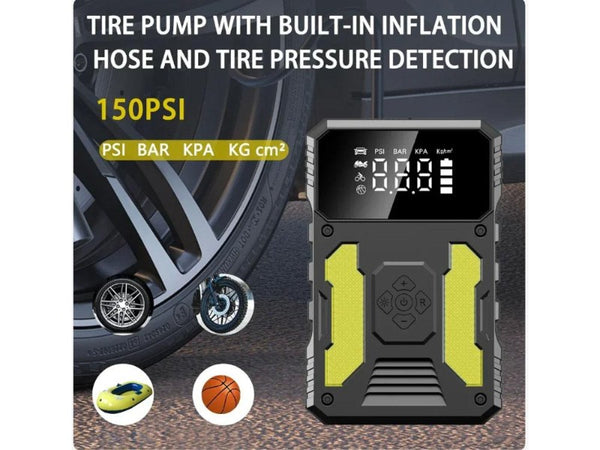 3000A Jump Starter with 150PSI Air Compressor - Portable Power