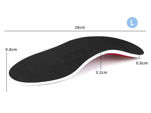 Plantar Fasciitis Arch Support Insoles, Men's EU 40-46