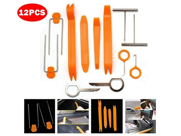 12pcs Car Trim & Panel Removal Pry Tool Kit