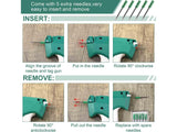 Tagging Gun + 6 Needles + 5000 Barbs