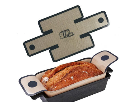Reusable Silicone Bread Loaf Pan Liner Mat (49x25cm)