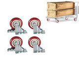 Caster Wheels, Swivel Caster Wheels 100mm 4pcs