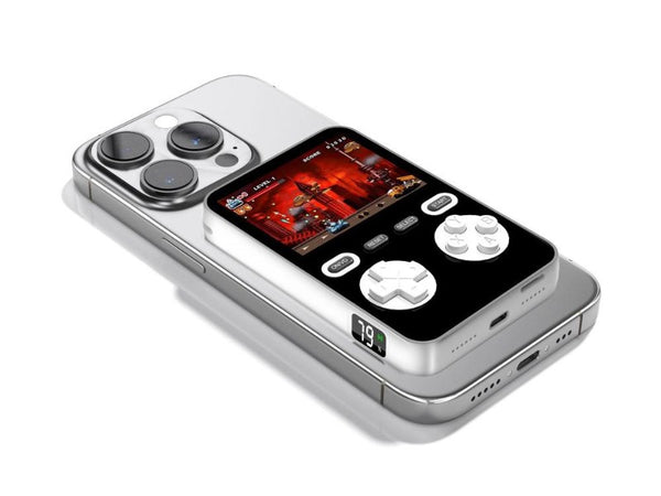 2-in-1 Wireless Power Bank & Handheld Console - 1500+ Games