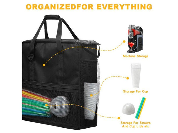 Padded Oxford Fabric Slushie Machine Carry Bag 44x17x45cm
