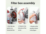 Paint & Gas Half-Face Respirator Mask Kit with Goggles