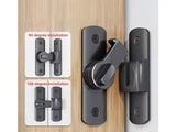 90/180 Degree Barn Door Lock - Zinc Alloy Sliding Gate Latch