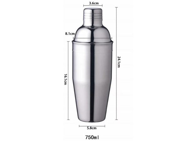 5pcs Stainless Steel Cocktail Shaker Set