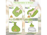 Lavender Scented Dog Poop Bags with Dispenser & Leash Clip