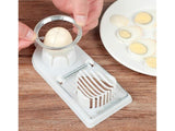 Stainless Steel Egg Slicer 2-in-1 Multi-Cut Tool