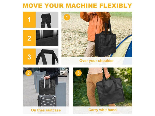 Padded Oxford Fabric Slushie Machine Carry Bag 44x17x45cm