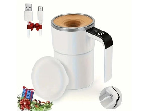USB Automatic Mixing Coffee Mug w/ Temp Display