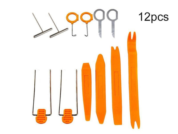 12pcs Car Trim & Panel Removal Pry Tool Kit