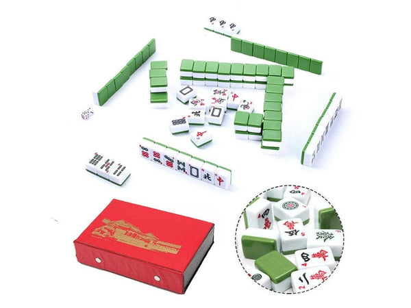 Mahjong Set With Numbers and Letters