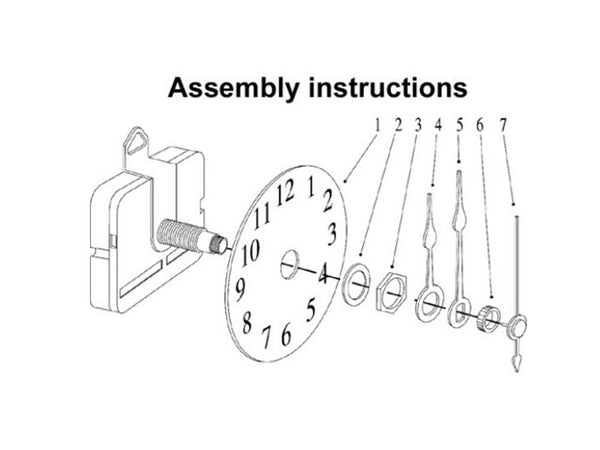 10X Quartz Clock Movement Mechanism