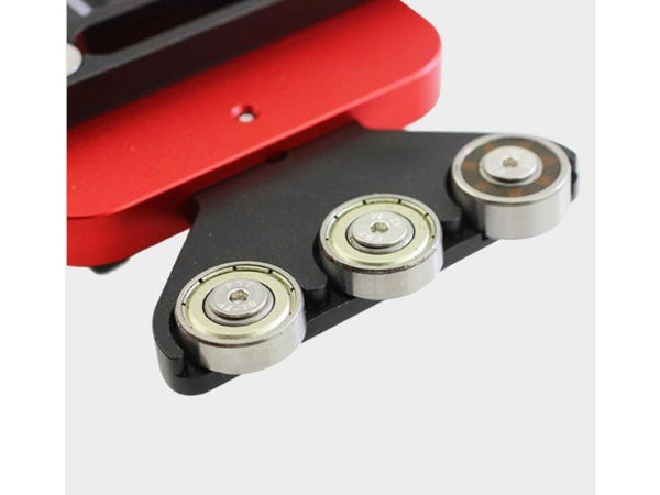 Thin Rip Table Saw Jig Aluminum Guide with 3 Pulleys