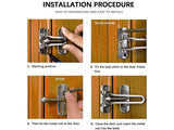 Security Door Guard With Screws