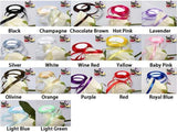 Ribbon Satin 12mm Mixed colours-16 colors