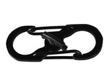 S-Shaped Stainless Steel Anti-Lost Keychain Key Lock
