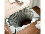 3D Optical Illusion Endless Abyss Non-Slip Doormat 40x60cm