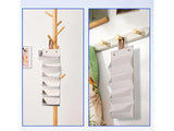 6-Slot Foldable Travel Sunglasses Organizer & Hanging Case