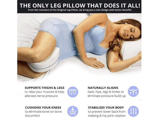 Memory Foam Clip Knee Pillow- Heart Shape