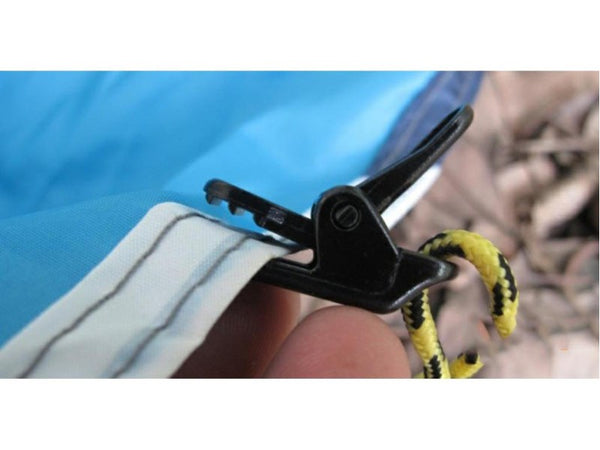 10pcs Black Plastic Versatile Tent Clips