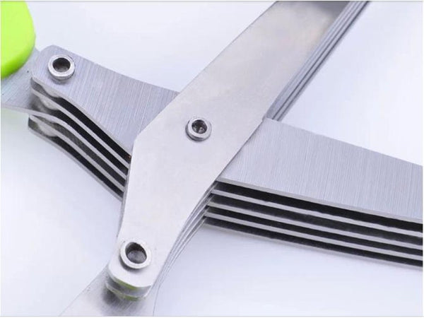 Herb Scissors Stainless Steel 5-Blade Multi-Cutter