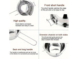 400ml 304 Stainless Steel Chocolate Melting Pot with Dual Spouts