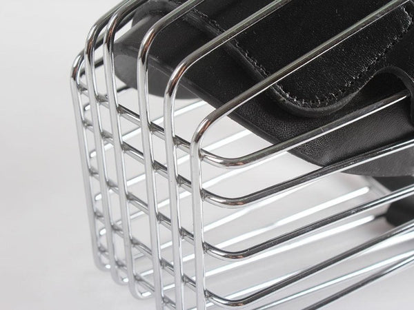 Chafe-free Wire Cage Faux Leather Muzzle for Pet Dogs