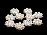 10PCS DIY Faux Pearl Button