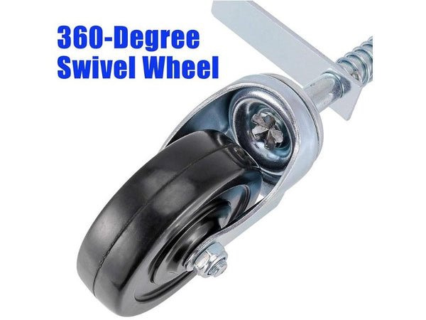 Spring-Loaded Gate Caster Wheel 100mm, 70kg Load