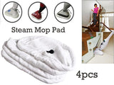 4pcs Washable Microfiber Pads for H2O Steam Mop