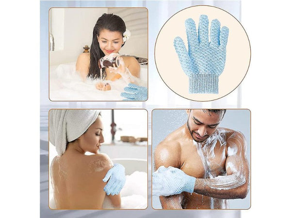 Exfoliating Gloves for Shower Spa Massage Body Scrubs