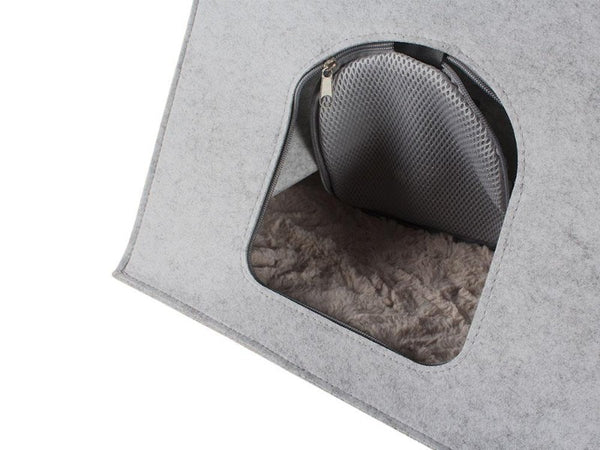 Cat Bed Pet Carrier Cat Cave Bed 3in1