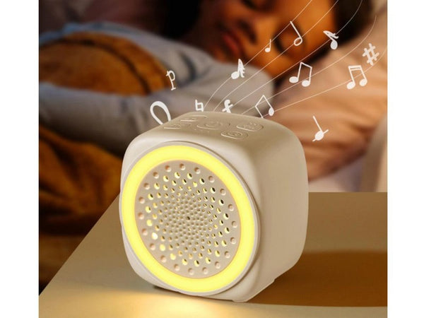 Portable White Noise Machine with 26 Sounds 7-Color Night Light