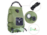 20L Portable Solar Camping Shower Bag Heating Water Pouch