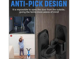 90/180 Degree Barn Door Lock - Zinc Alloy Sliding Gate Latch