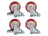 Caster Wheels, Swivel Caster Wheels 100mm 4pcs