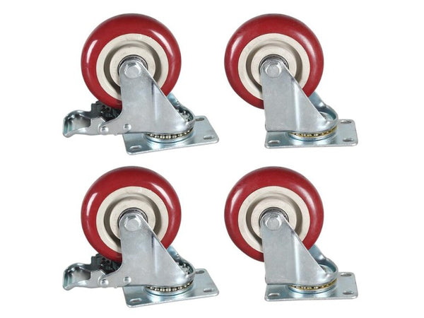 Caster Wheels, Swivel Caster Wheels 100mm 4pcs
