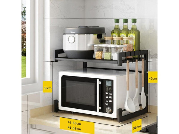 Microwave Oven Rack Kitchen Storage Shelf