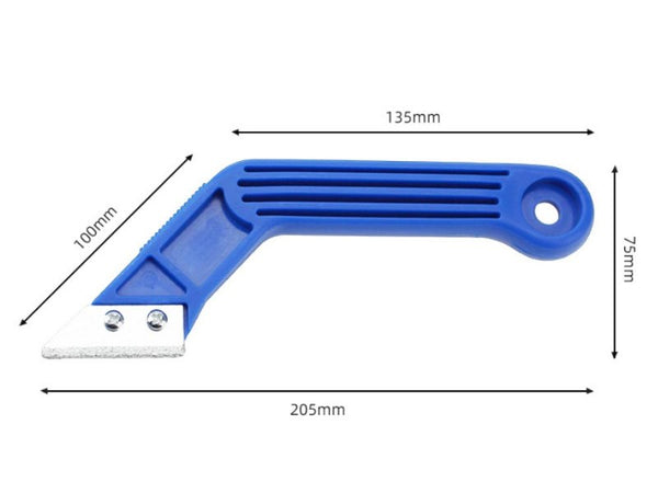 Tile Grout Cleaning Scraper Tool with 2 Replacement Blades