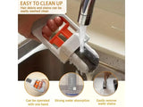 Mini Portable Desktop Mop Self-Squeeze Short Mop with 3 Sponges